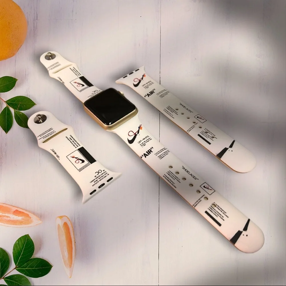 Watchband for Apple Watch White Sports Lover Design